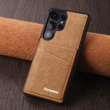 Leather Magnetic Case for Samsung