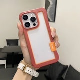 Contrasting Colors Borderless Frame Case For iPhone