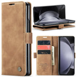 Leather Wallet Card Slot Phone Case for Samsung