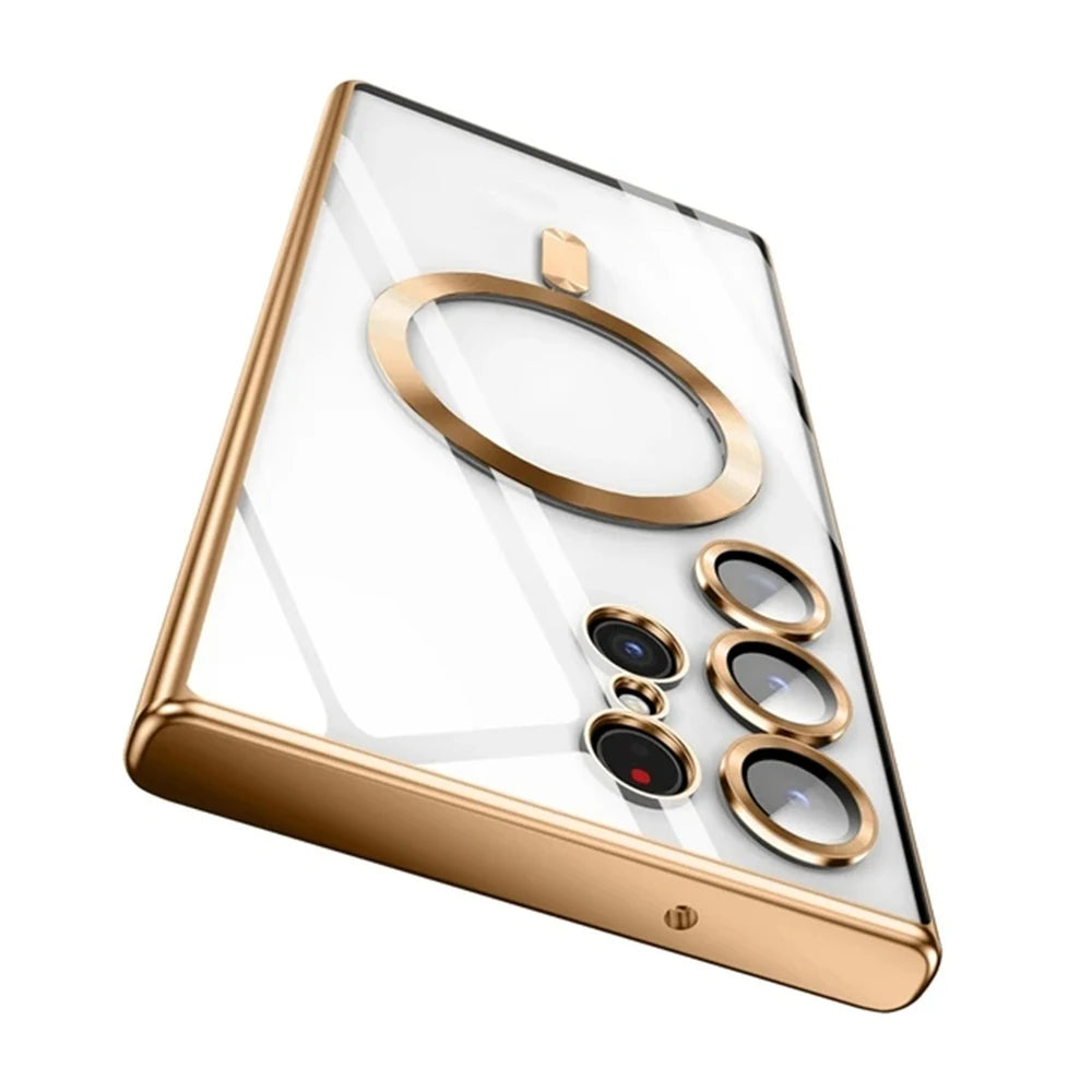 Luxury Plating Magnetic Case For Samsung Galaxy