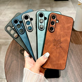 Retro Leather Case For Samsung Galaxy