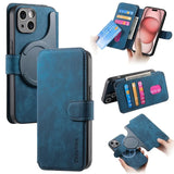 2 in 1 Detachable Leather Wallet For Magsafe Magnetic Phone Case For iPhone