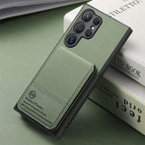Magnetic Wallet with Card Holder Phone Case for Samsung