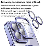 Luxury  Plating Clear Magnetic Case For Iphone
