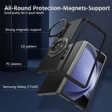 Rotating Bracket Magnetic Phone Case For Samsung