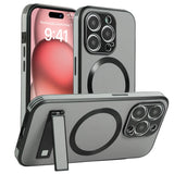 Luxury Magnetic Leather Stand Phone Case For iPhone