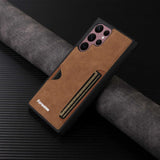Retro LeatherCover Solt Case for Samsung Galaxy