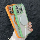 Luxury Magnetic Ring Stand Case For iPhone