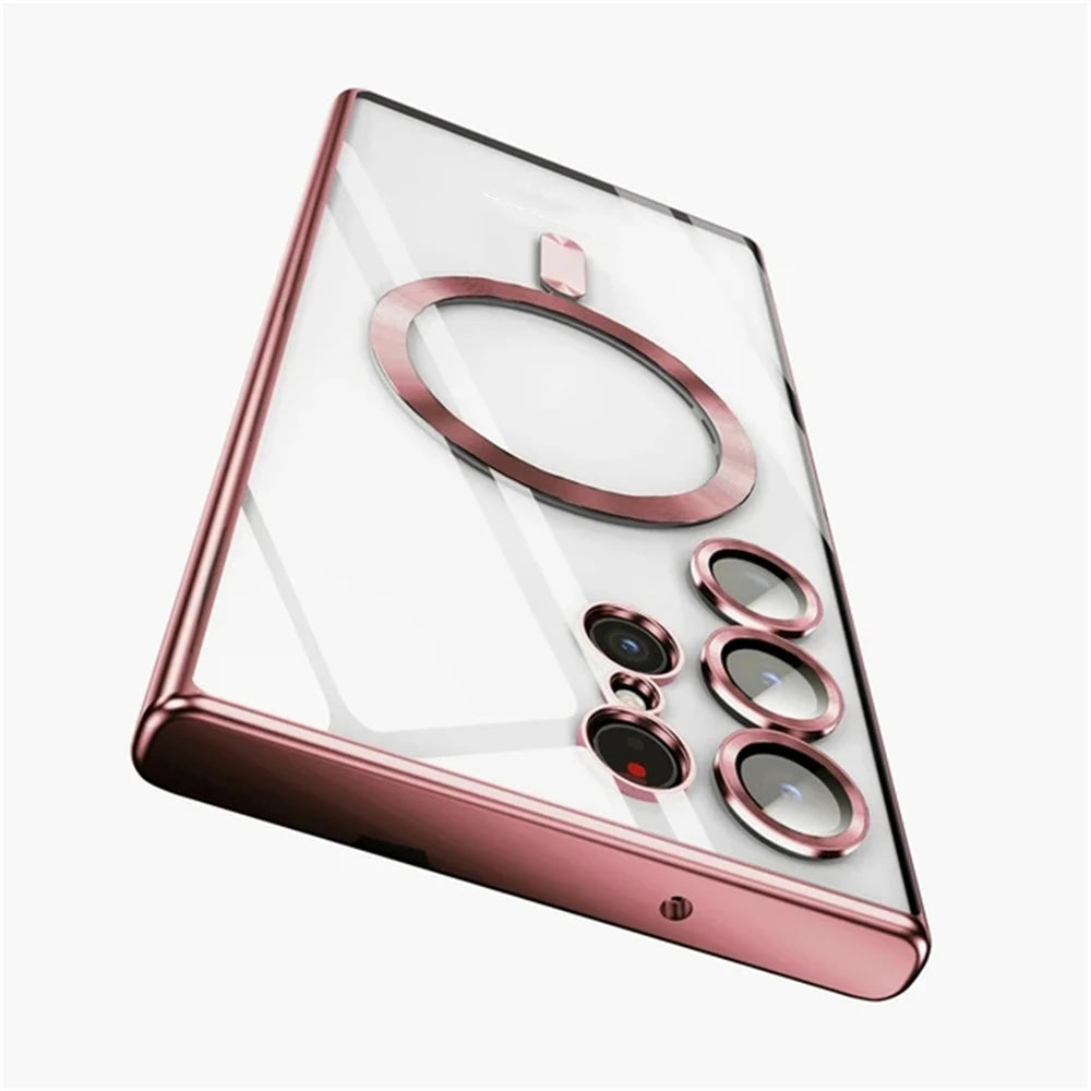 Luxury Plating Magnetic Case For Samsung Galaxy