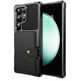 Magnetic Cards Solt Wallet Leather Case For Samsung