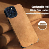 Business Suede Anti-slip Phone Case For iPhone