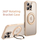 Rotating Magnetic Kickstand Stand Phone Case For iPhone