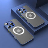 Luxury Matte For Magsafe Case For iPhone
