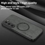 Magnetic For Magsafe Leather Case For Samsung Galaxy