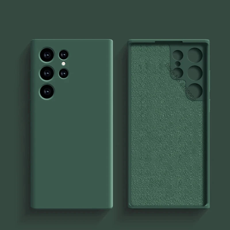 Liquid Soft Silicone Case For Samsung