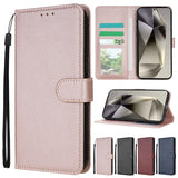 Wallet With Card Slot Magnetic Flip Leather Case For Samsung