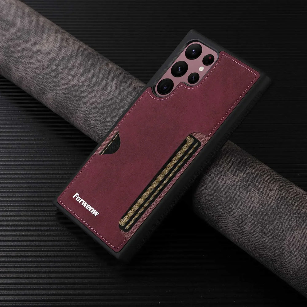Retro LeatherCover Solt Case for Samsung Galaxy