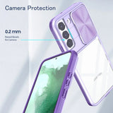 Slide Window Clear Case For Samsung