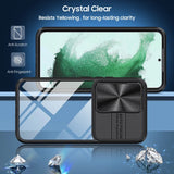 Slide Window Clear Case For Samsung