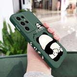 Cute Panda Silicone Case For Samsung