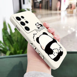 Cute Panda Silicone Case For Samsung