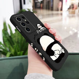 Cute Panda Silicone Case For Samsung