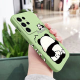 Cute Panda Silicone Case For Samsung