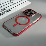 Transparent Magnetic Wireless Case For iPhone