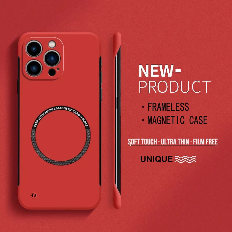 Frameless Magnetic Ultra Thin Case For iPhone