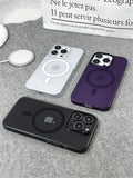 Ultra Thin Magnetic Clear Case For iPhone