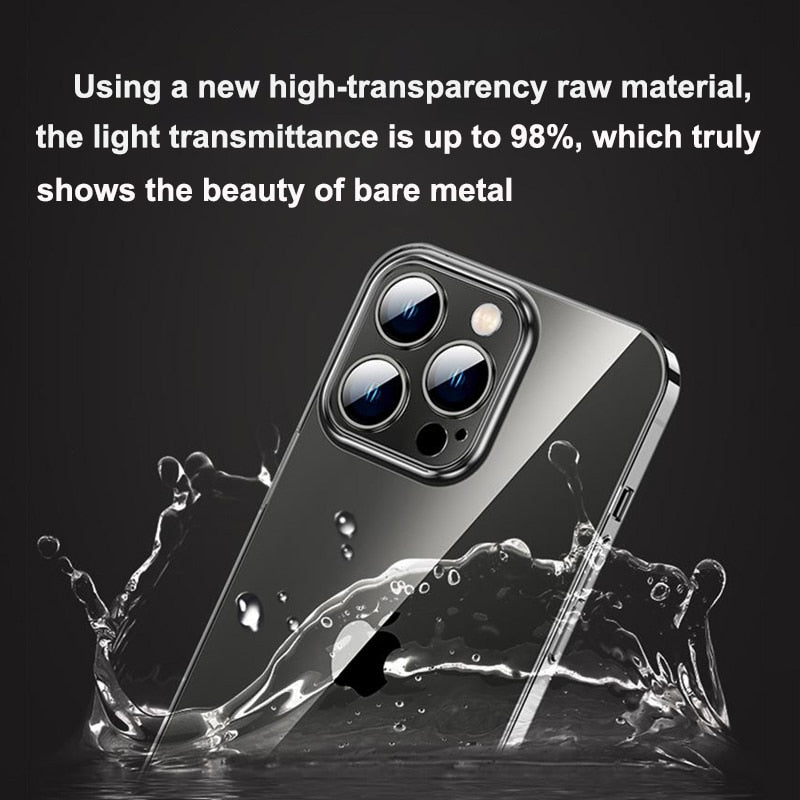 Ultra Thin PC Transparent Case For iPhone