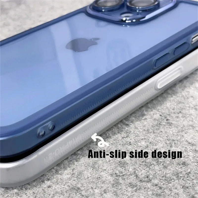 Anti-slip Lens Protection Case For iPhone