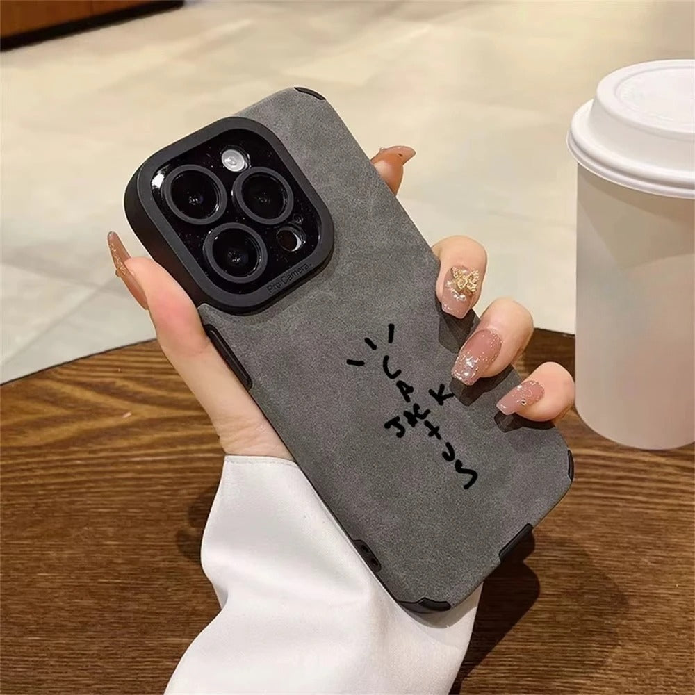 Flip leather phone case for iphone