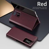 Shockproof Leather Flip Kickstand Case for Samsung