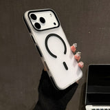 Acrylic Magnetic Shockproof Soft Touch Case for iphone