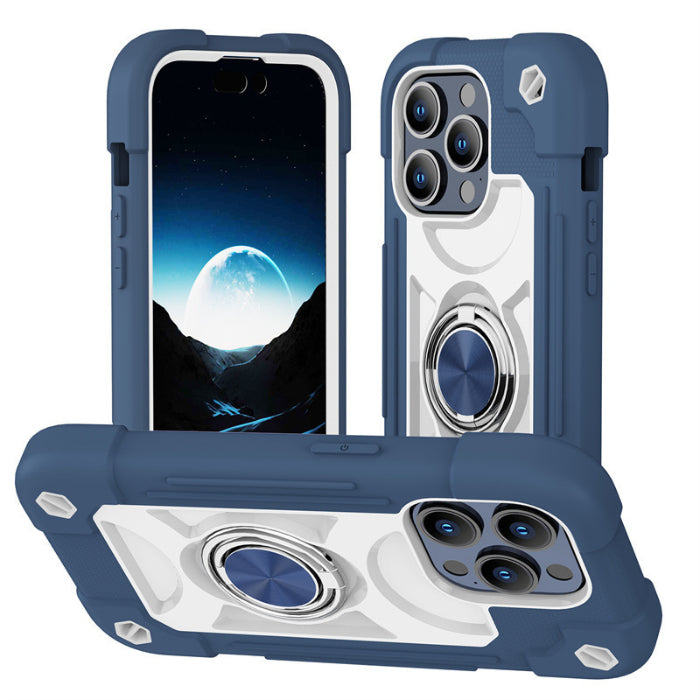 Luxury Heavy Duty Ring Holder Case for iPhone