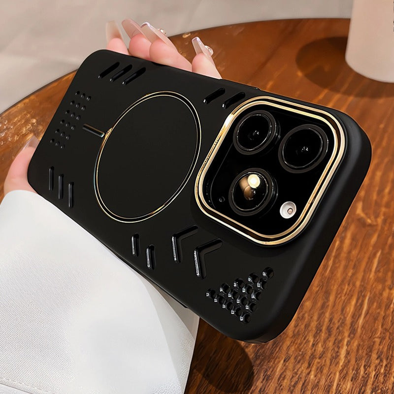 Luxury heat dissipation strong magnetic Magsafe case for iPhone