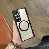Luxury Transparent for Magsafe Case for Samsung Z Fold