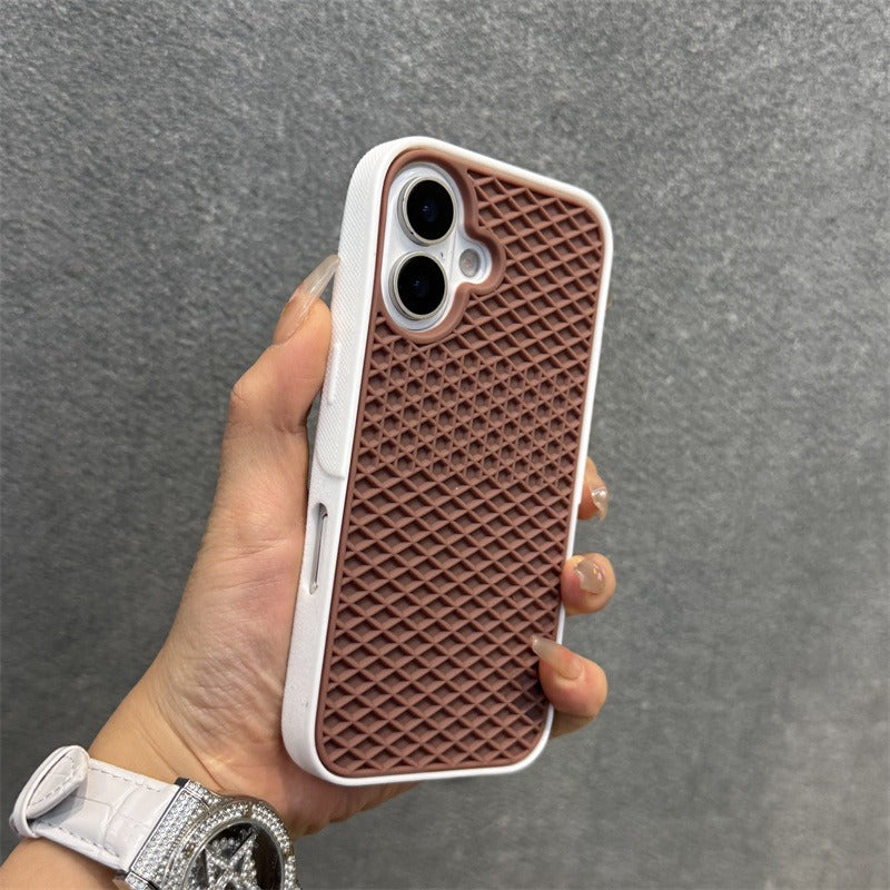 Waffle Silicone Case for iPhone