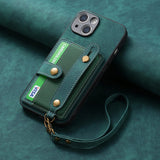 Wrist Lanyard Card Holder Kickstand Case for iphone