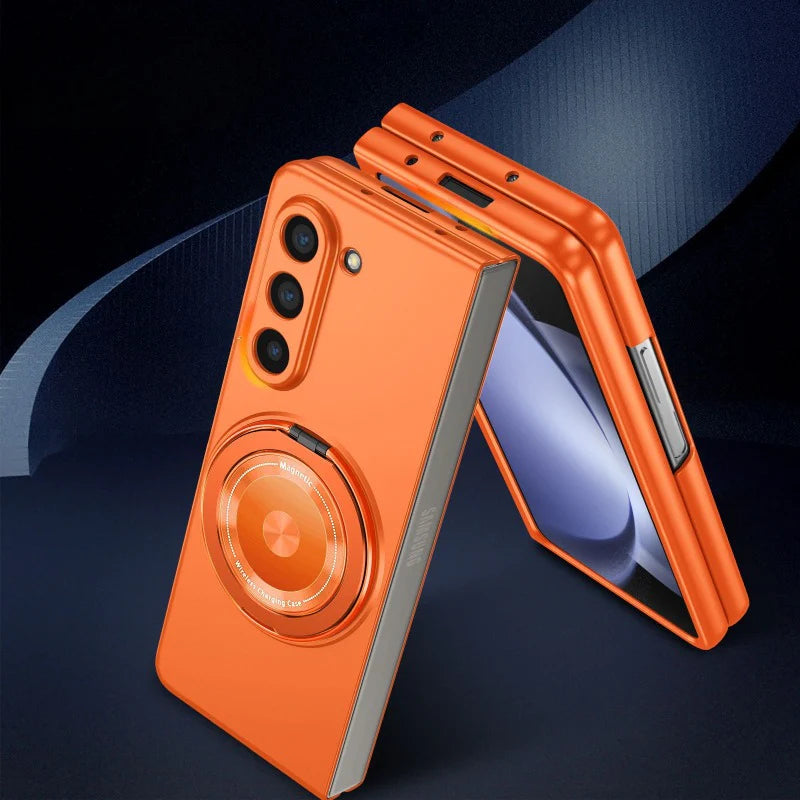 Rotating Bracket Magnetic Phone Case For Samsung