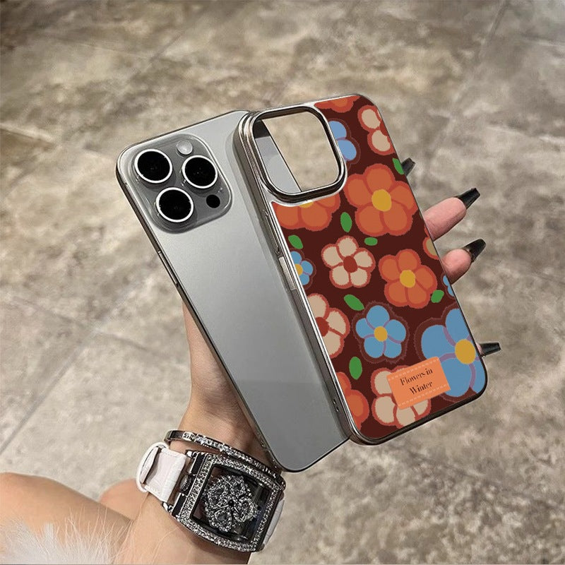 Retro Small Flower Case For iPhone