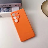 Liquid Silicone Solid Color Soft Phone Case For Samsung