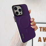 Luxury Matte Leather Case For iPhone