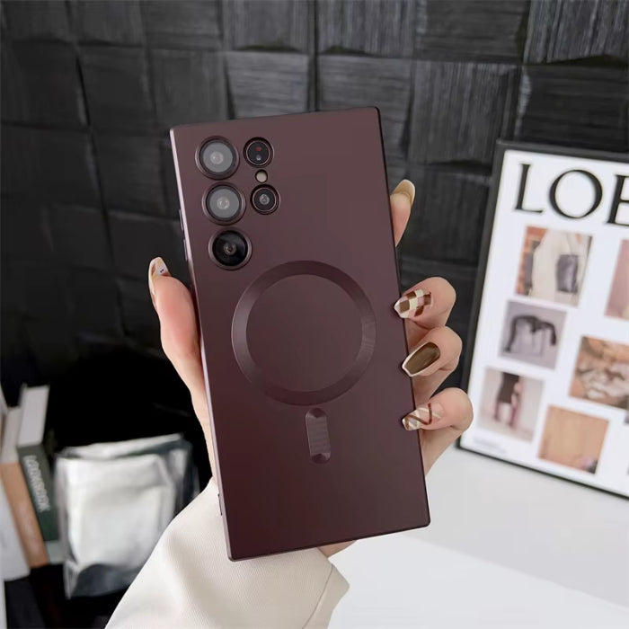 Slim Soft TPU Shockproof Magnetic Case for Samsung