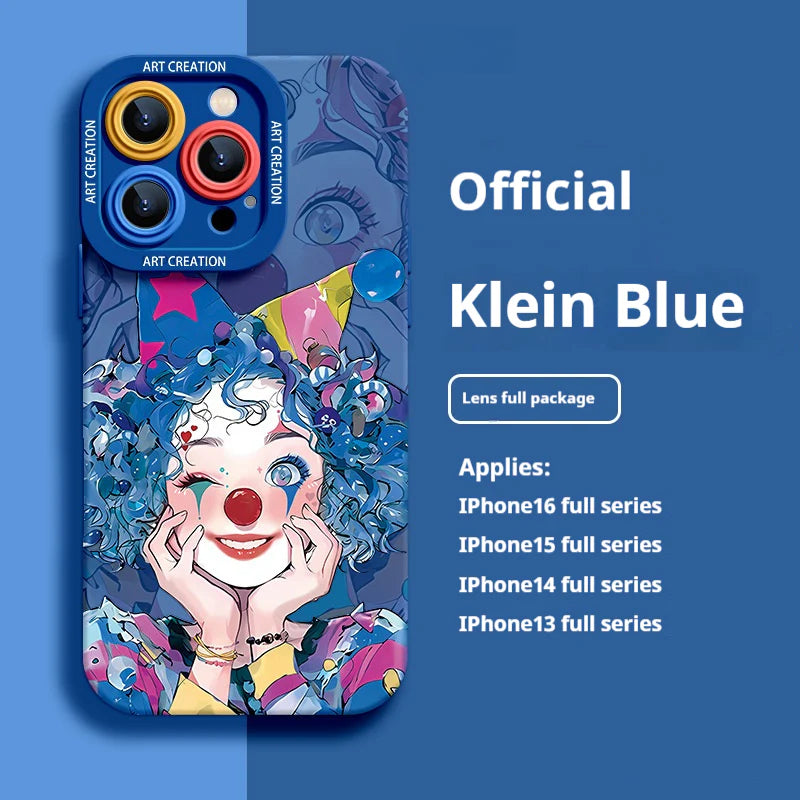 Super popular clown niche all-inclusive anti-fall Case for iPhone