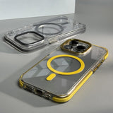 Transparent Magnetic Wireless Case For iPhone