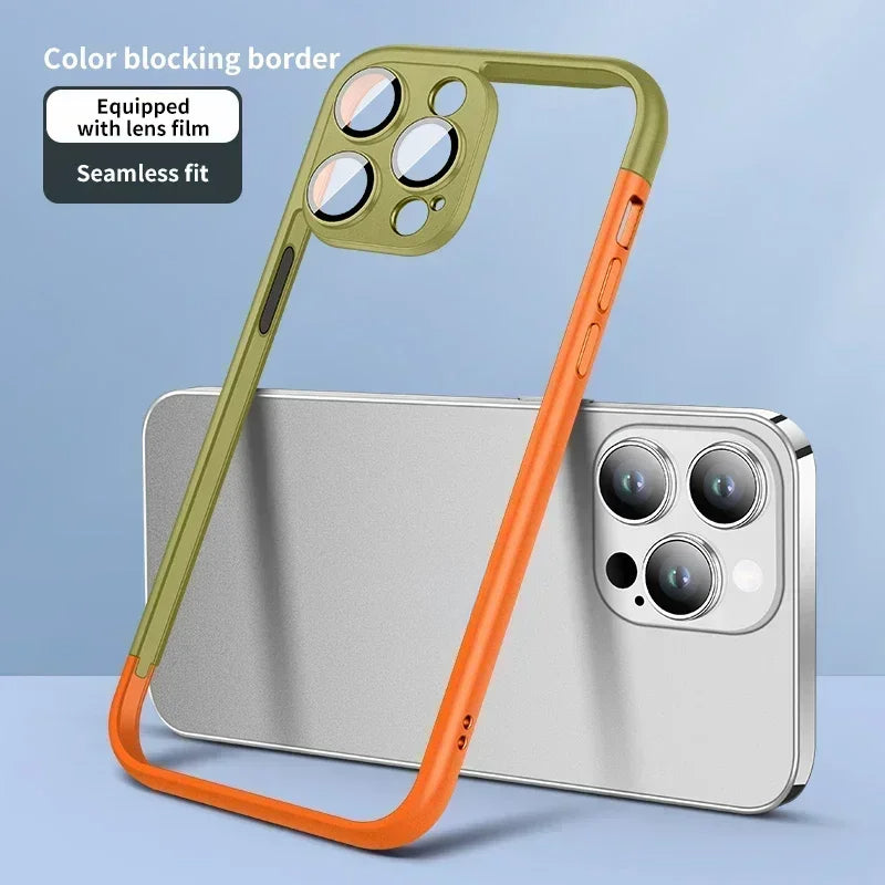 Contrast Metal Bumper Frame iPhone Case