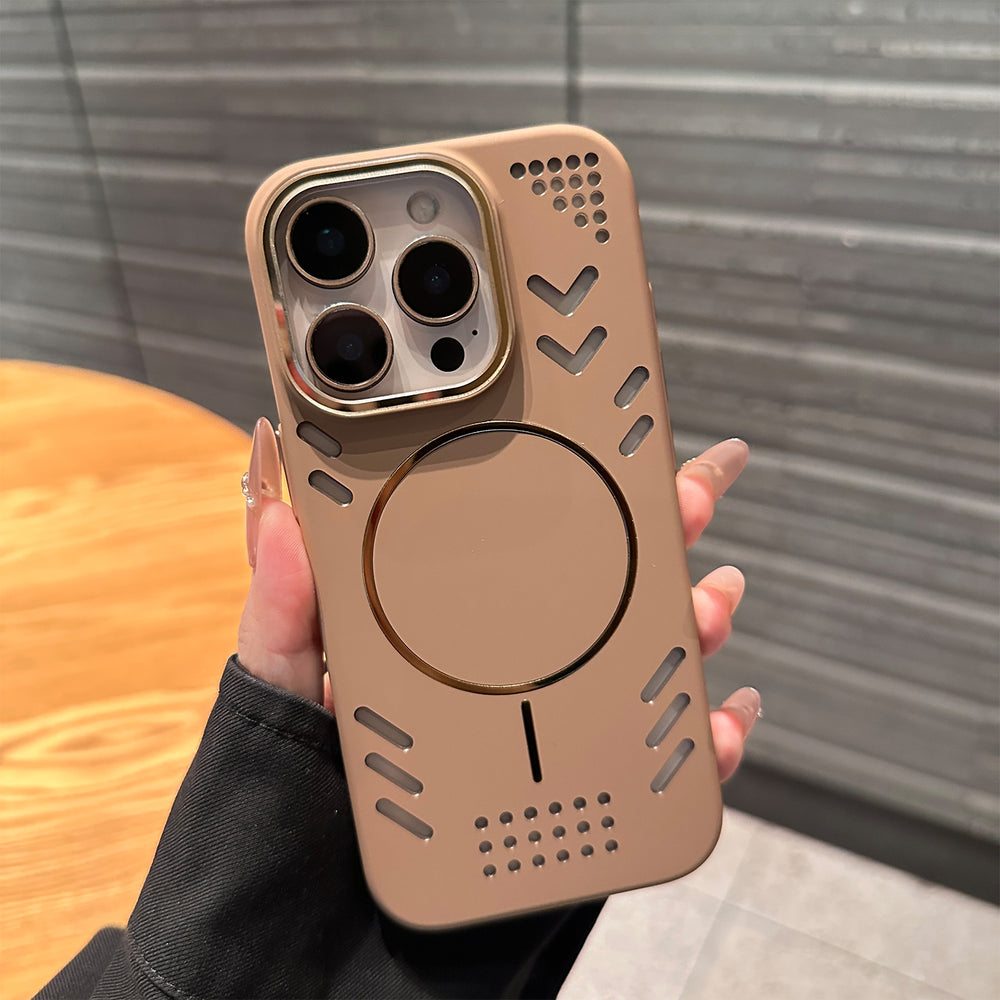 Luxury heat dissipation strong magnetic Magsafe case for iPhone