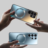 Male and Female Matte  Ultra-thin Magnetic case For Samsung